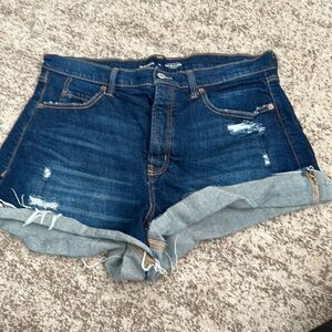 Old Navy Sky High A-line Denim Shorts 16